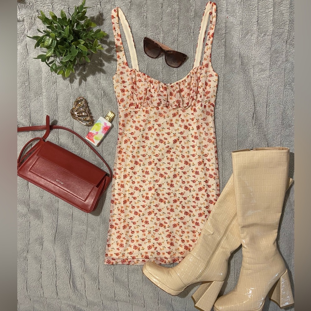 Urban Outfitters Pink Floral Dress